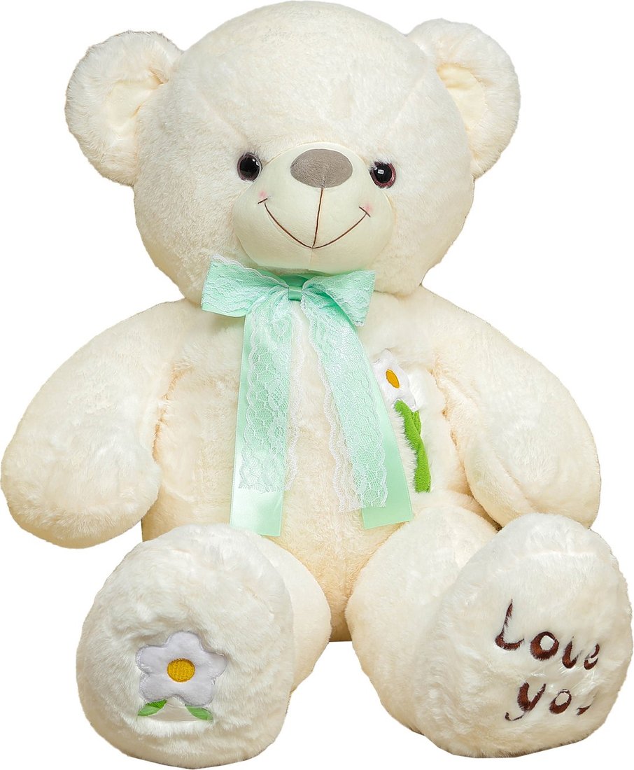 

Большая игрушка Sima-Land Мишка с бантом 10719752 (белый)