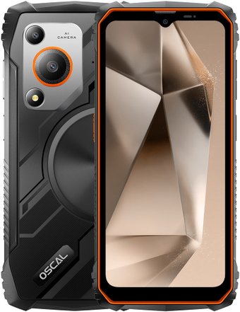 Телефон Oscal Marine 1 4GB/128GB (оранжевый)