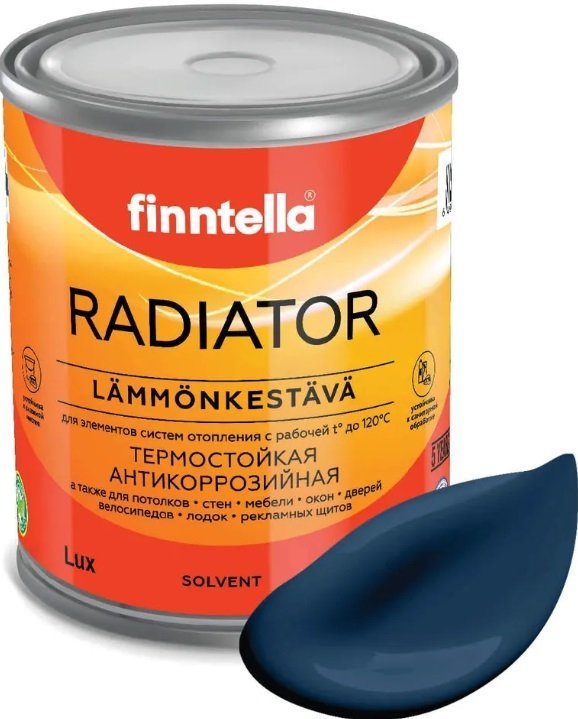 

Краска Finntella Radiator Keskiyo F-19-1-1-FL002 0.9 л (темно-синий)