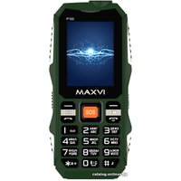 Кнопочный телефон Maxvi P100 (зеленый)