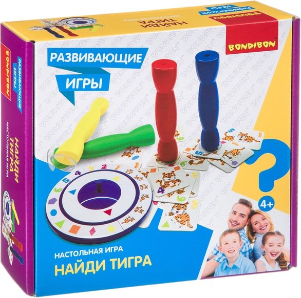 

Развивающая игра Bondibon Найди тигра ВВ4477