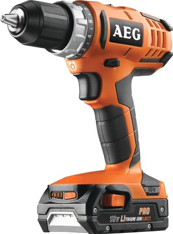 Дрель-шуруповерт AEG Powertools BS 18G2 LI-152C (с 2-мя АКБ, кейс)