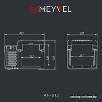 Компрессорный автохолодильник Meyvel AF-B12