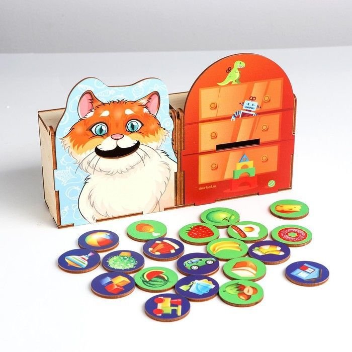

Развивающая игрушка Лесная мастерская Сытый котик 5378479