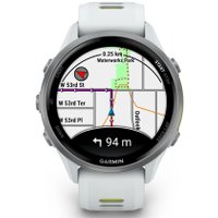 Умные часы Garmin Forerunner 970 47 мм (белый/зеленый)