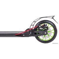 Двухколесный подростковый самокат Tech Team City Scooter Disk Brake 2023 (черный/зеленый)