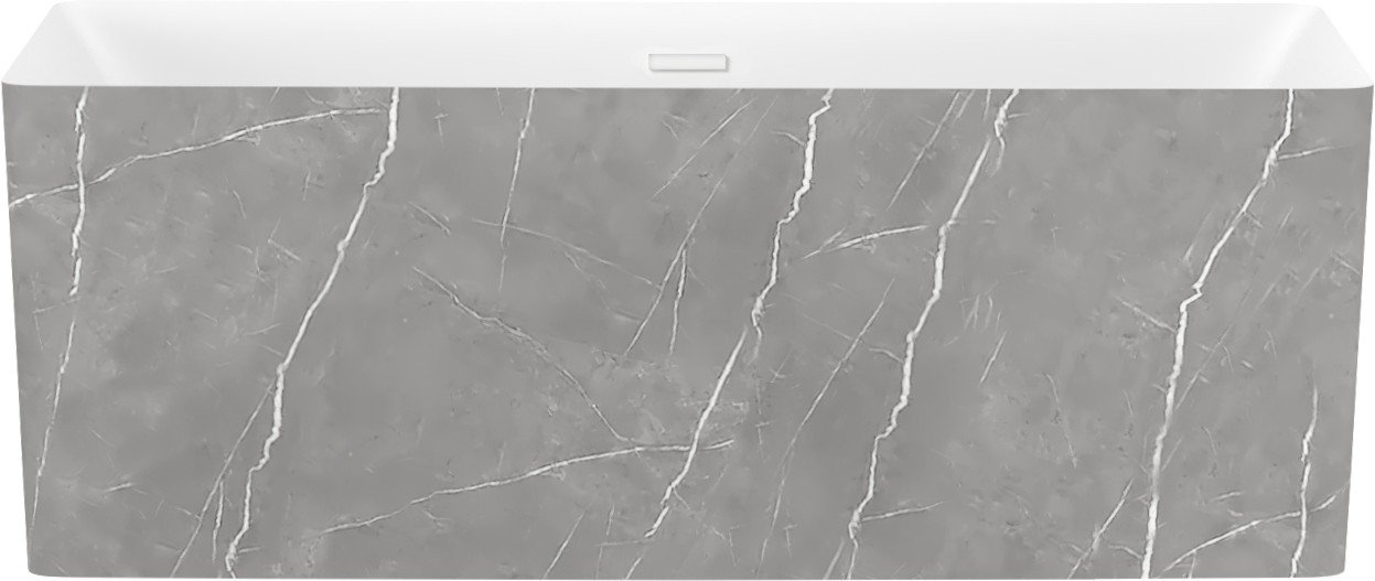 

Ванна Wellsee Pure BY Wellsee 166x77 230705002 (отдельност. ванна белый глянец/мат. серый мрамор, экран, ножки, сифон-автомат глянц. белый)