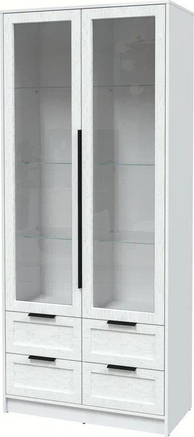 

Шкаф-витрина Интерлиния Концепт Тренд КТ-ШВ2 (белый платинум/дуб полярный)