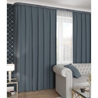 Штора Legrand Канвас 200x260 58094176 (серо-голубой)