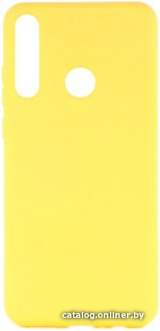 Чехол для телефона Case Cheap Liquid для Huawei Y6p (желтый)
