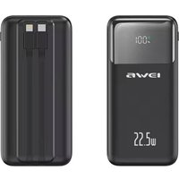 Внешний аккумулятор Awei P107K 20000mAh (черный)