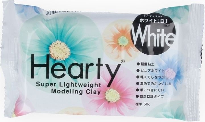 

Полимерная глина Padico Co Пластика Hearty 50 г white 303153