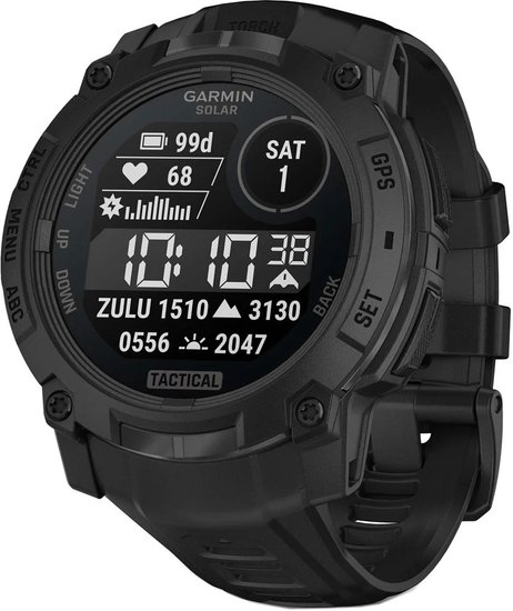 Garmin Instinct 3 Solar Tactical Edition 50 мм (czarny)