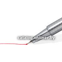 Ручка капиллярная Staedtler Триплюс 334-201 (красный неон)