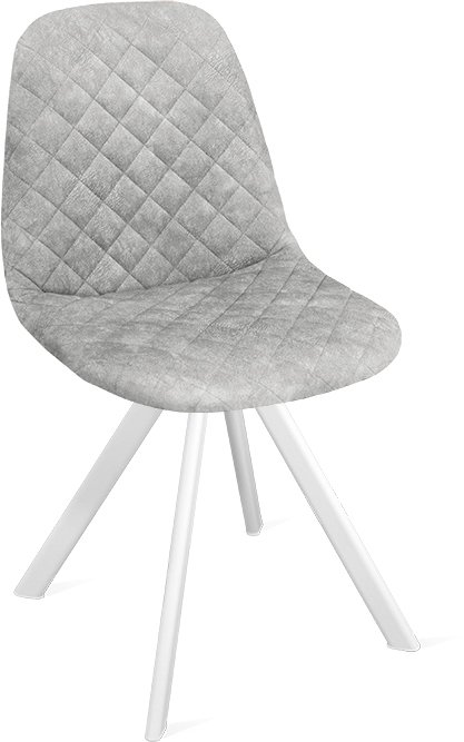 

Стул Трия Ричи К2 (белый матовый/микровелюр Wellmart Silver)