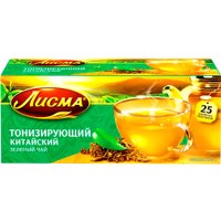 Зеленый чай Лисма Тонизирующий китайский 25 шт