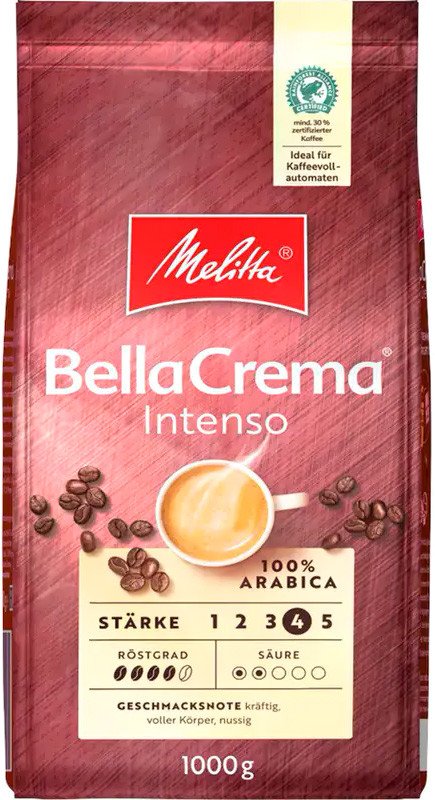 Кофе Melitta BellaCrema Intenso зерновой 1 кг
