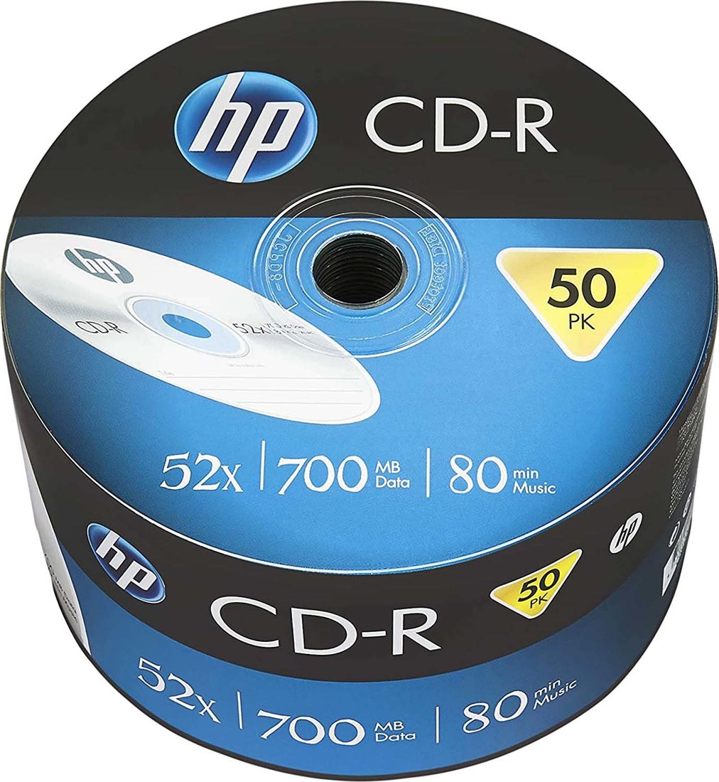 

CD-R диск HP 700Mb 52x 69300 (50 шт.)
