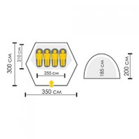 Кемпинговая палатка Talberg Grand 4