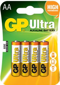 Батарейка GP Ultra Alkaline AA 4 шт.