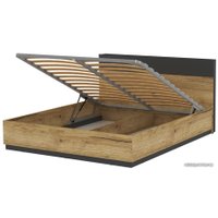 Кровать Интерлиния Loft LT-К160 160x200 (дуб золотой-антрацит)