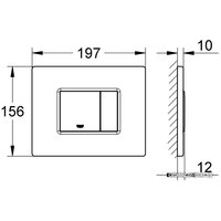 Панель смыва Grohe Skate Cosmopolitan 38732000 (хром)