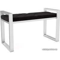 Банкетка Hype Mebel Бридж (белый/черный)