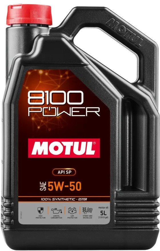 Моторное масло Motul 8100 Power 5W-50 5л