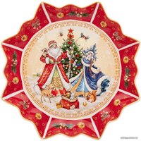 Блюдо Lefard Дед Мороз и Снегурочка 85-1738