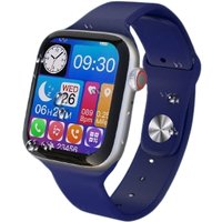 Умные часы Profit WS-GS9 (серебристый, с синим силиконовым ремешком)