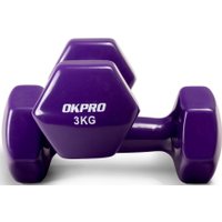 Набор гантелей OKPRO OK1001A-3 2x3кг (фиолетовый)