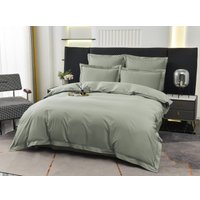1.5-спальный комплект постельного белья Sofi De MarkO Изольда 1.6 1.6-1013И (оливковый)