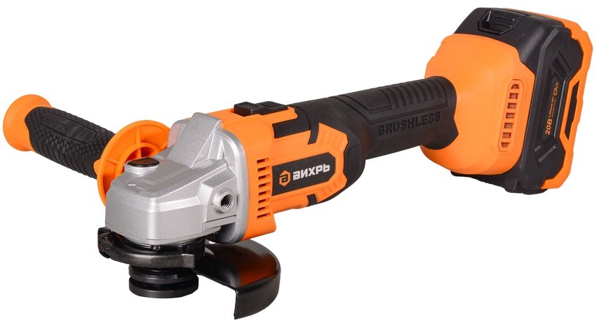 

Угловая шлифмашина Вихрь АУШМ-125/20Li (с 1-им АКБ, кейс)