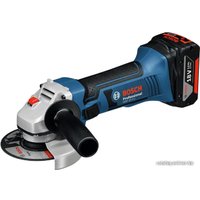 Угловая шлифмашина Bosch GWS 18 V-LI Professional 060193A30A (с 2-мя АКБ 4Ah, кейс)