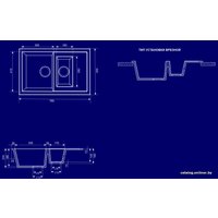 Кухонная мойка AV Engineering Platinum AV765495PGR (серый)