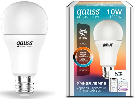 Светодиодная лампочка Gauss Smart Home 1080112