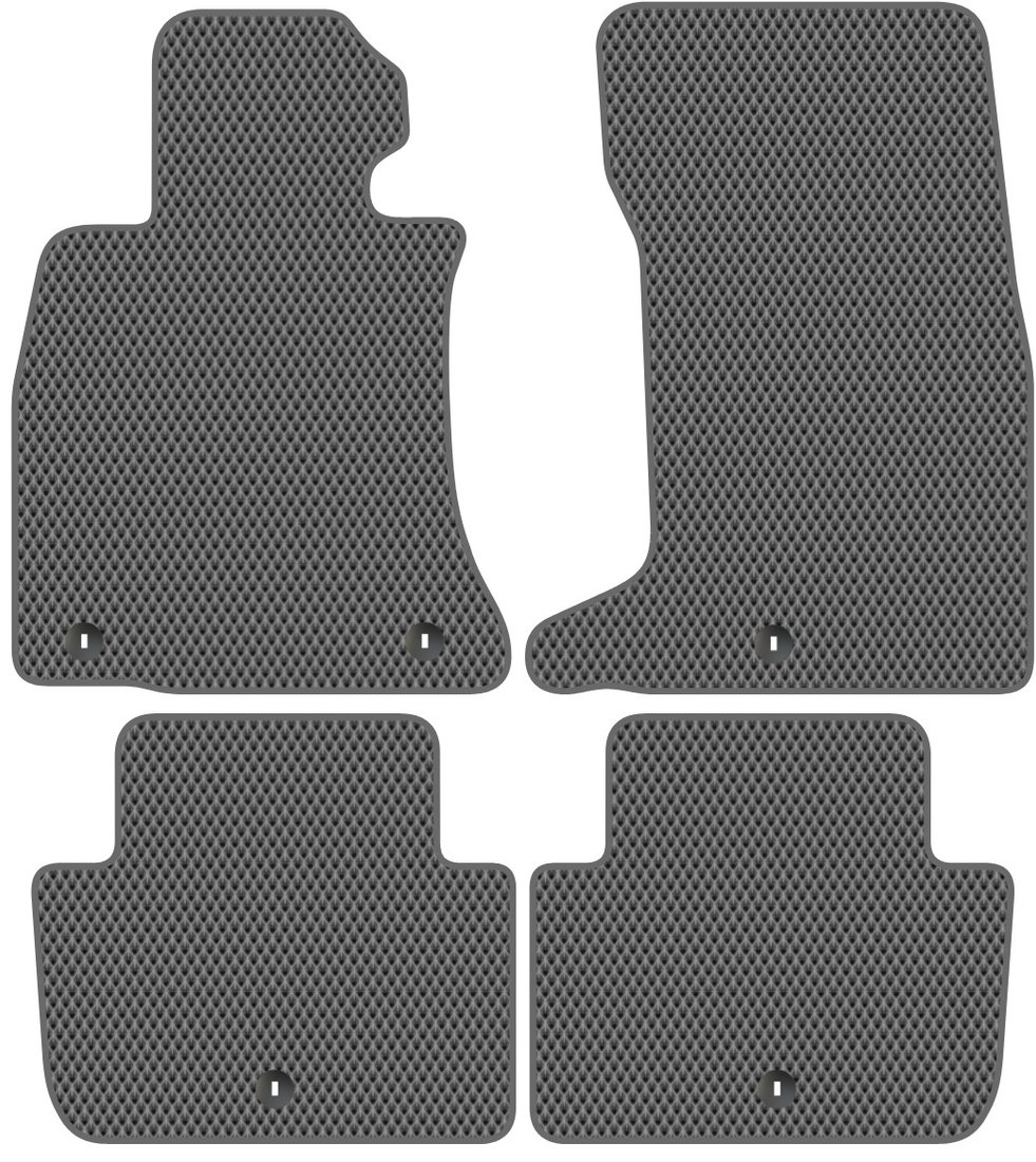 

Комплект ковриков для авто Alicosta Kia Stinger (хэтчбек 5 дв) 2017 - Н.В. (серый, ромб)