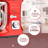 Планетарный миксер Evolution Mr. Backer SM-1457 Red