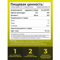 Моногидрат креатина 1WIN Monohydrate (400г, тропический микс)