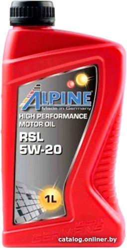 Моторное масло Alpine RSL 5W-20 1л