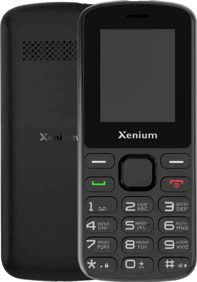 

Кнопочный телефон Philips Xenium X170 (черный)