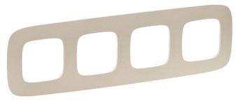 Рамка Legrand Valena Allure 754384 (тиснение, бежевый)