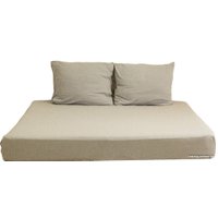 2-спальный комплект постельного белья Lilia КПБт-160x200 (серый)