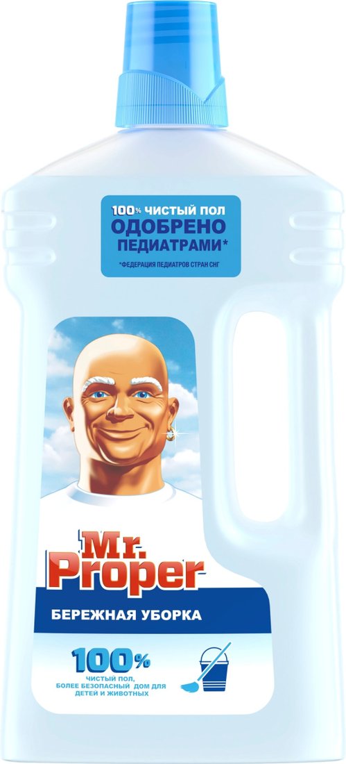 

Средство для напольных покрытий Mr. Proper Бережная уборка 1 л