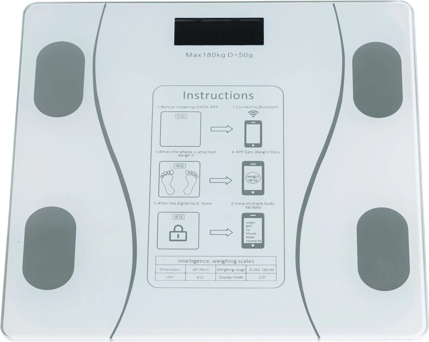 Умные напольные весы Мера Smart Fit Pro 71061823 (белый)