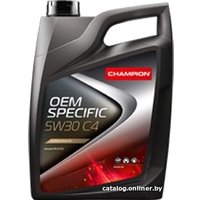 Моторное масло Champion OEM Specific C4 5W-30 4л
