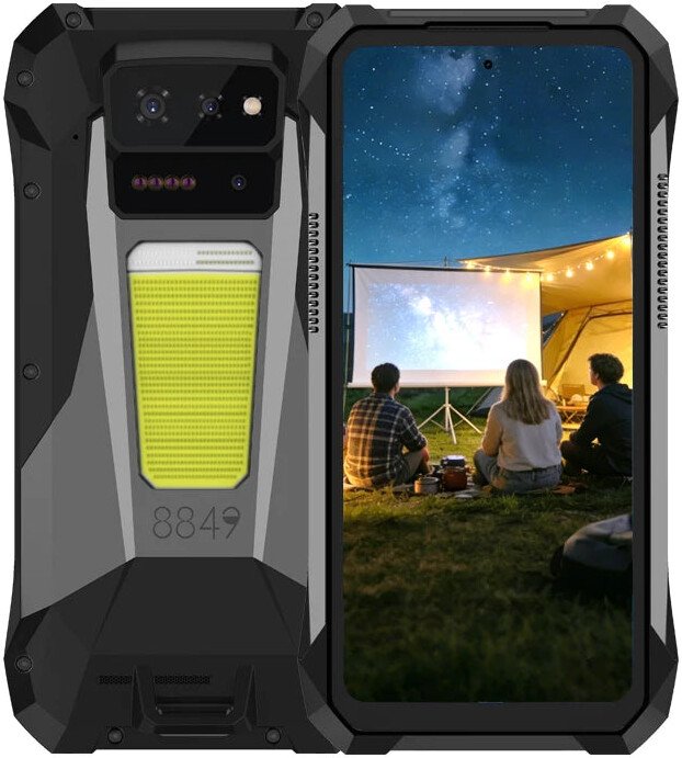 

Телефон Unihertz 8849 Tank X 16GB/512GB (черный/серый)