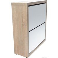 Тумба для обуви Анрат Элана 2.70 дуб сонома/белый