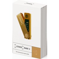 Аппаратный криптокошелек Ledger Nano X (золотистый)