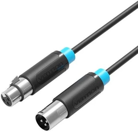 Кабель Vention BBFBL XLR - XLR (10 м, черный)